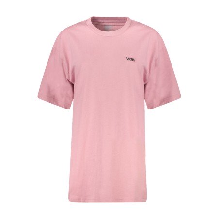 VANS T-SHIRT MANICHE CORTE DONNA ROSA