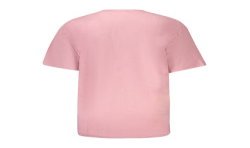 VANS T-SHIRT MANICHE CORTE DONNA ROSA