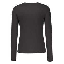 GUESS JEANS T-SHIRT MANICHE LUNGHE DONNA NERO