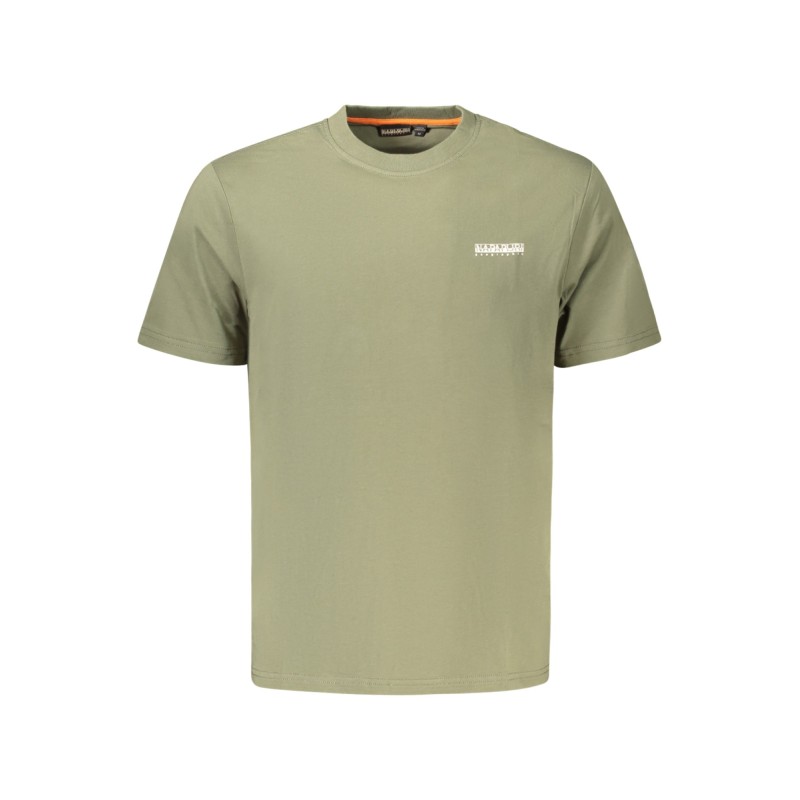NAPAPIJRI T-SHIRT MANICHE CORTE UOMO VERDE