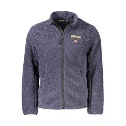 NAPAPIJRI FELPA CON ZIP UOMO BLU
