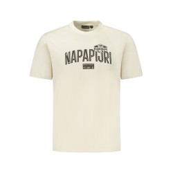 NAPAPIJRI T-SHIRT MANICHE CORTE UOMO BEIGE