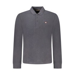 NAPAPIJRI POLO MANICHE LUNGHE UOMO NERO