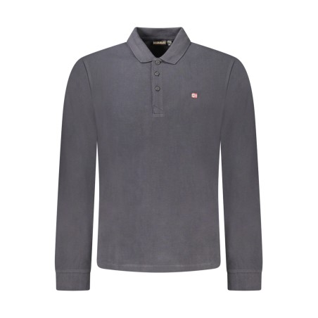 NAPAPIJRI POLO MANICHE LUNGHE UOMO NERO