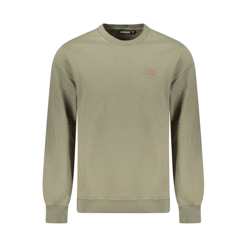 NAPAPIJRI FELPA SENZA ZIP UOMO VERDE