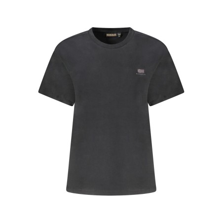 NAPAPIJRI T-SHIRT MANICHE CORTE DONNA NERO