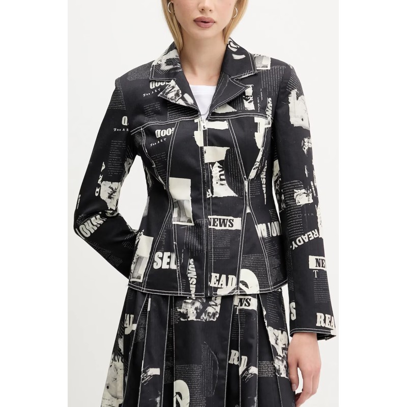 DESIGUAL GIACCA SPORTIVA DONNA NERO