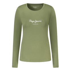 PEPE JEANS T-SHIRT MANICHE LUNGHE DONNA VERDE