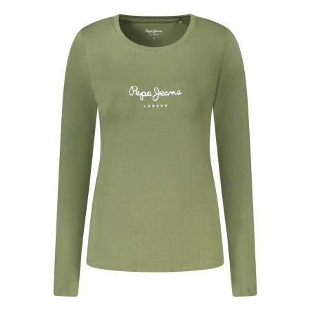 PEPE JEANS T-SHIRT MANICHE LUNGHE DONNA VERDE