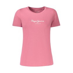 PEPE JEANS T-SHIRT MANICHE LUNGHE DONNA ROSA