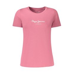 PEPE JEANS T-SHIRT MANICHE LUNGHE DONNA ROSA