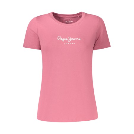 PEPE JEANS T-SHIRT MANICHE LUNGHE DONNA ROSA