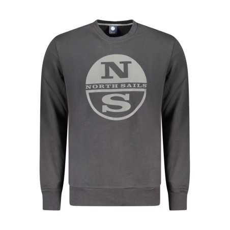 NORTH SAILS FELPA SENZA ZIP UOMO NERO