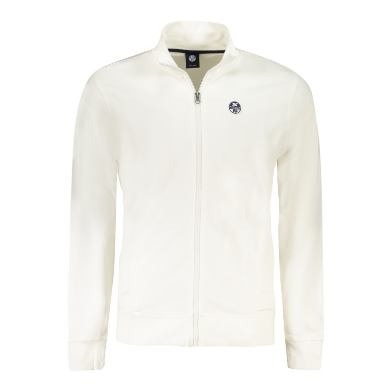 NORTH SAILS FELPA CON ZIP UOMO BIANCO