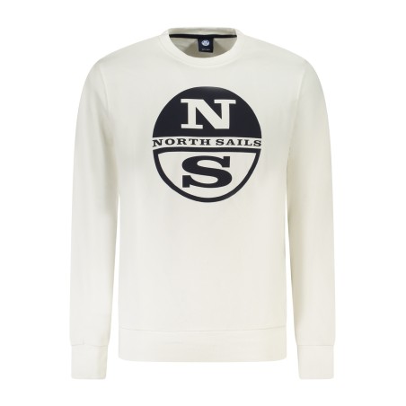 NORTH SAILS FELPA SENZA ZIP UOMO BIANCO