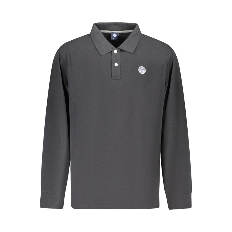 NORTH SAILS POLO MANICHE LUNGHE UOMO NERO