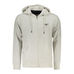 ACCADEMIA MILITARE FELPA CON ZIP UOMO GRIGIO