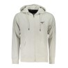 ACCADEMIA MILITARE FELPA CON ZIP UOMO GRIGIO