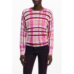 DESIGUAL MAGLIA DONNA ROSA