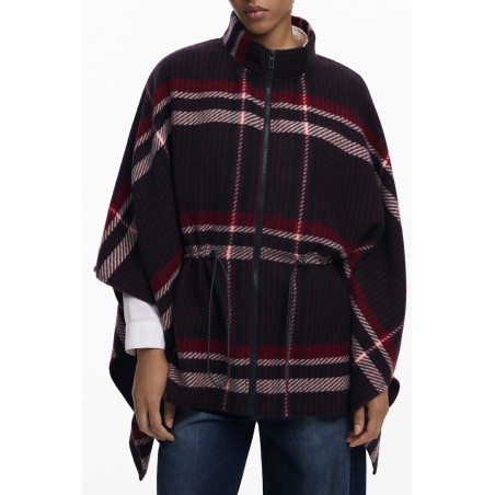 DESIGUAL PONCHO DONNA NERO