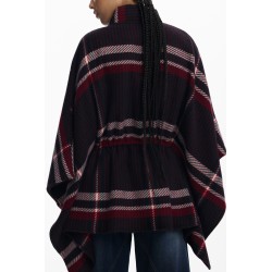 DESIGUAL PONCHO DONNA NERO