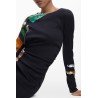 DESIGUAL ABITO LUNGO DONNA NERO