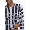 DESIGUAL MAGLIA DONNA BIANCO