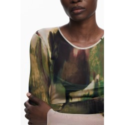 DESIGUAL ABITO LUNGO DONNA VERDE