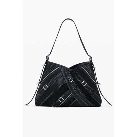 DESIGUAL BORSA DONNA NERO