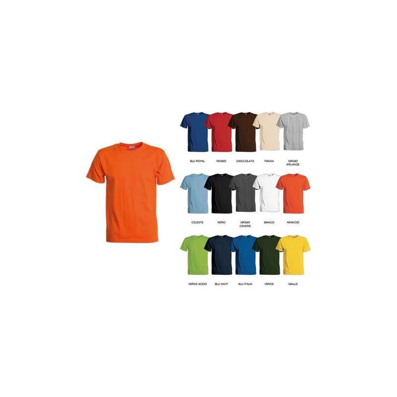 T-Shirt SILVER 100% cotone Alta Qualità manica corta 150 gr/mq