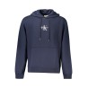 CALVIN KLEIN FELPA SENZA ZIP UOMO BLU