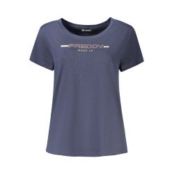 FREDDY T-SHIRT MANICHE CORTE DONNA BLU