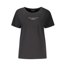 FREDDY T-SHIRT MANICHE CORTE DONNA NERO