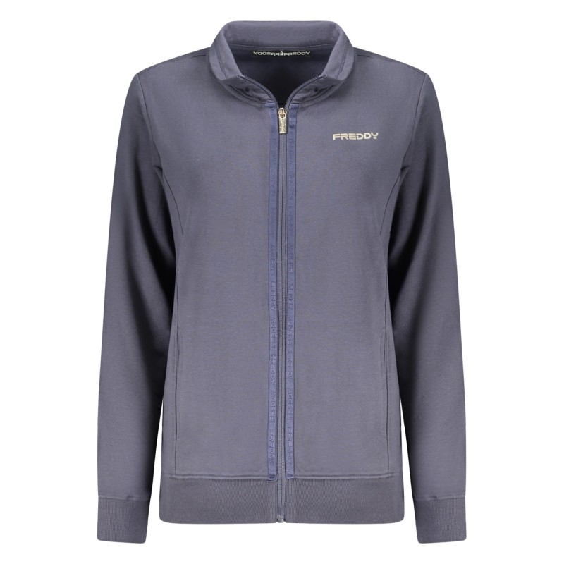 FREDDY FELPA CON ZIP DONNA BLU