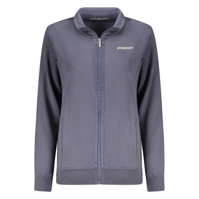 FREDDY FELPA CON ZIP DONNA BLU