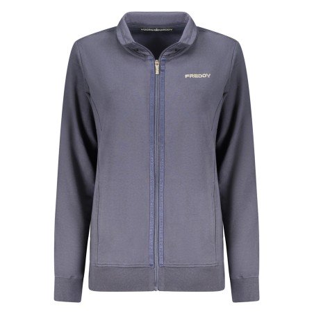 FREDDY FELPA CON ZIP DONNA BLU