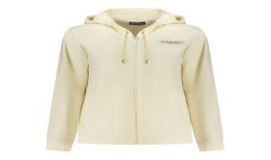 FREDDY FELPA CON ZIP DONNA BIANCO