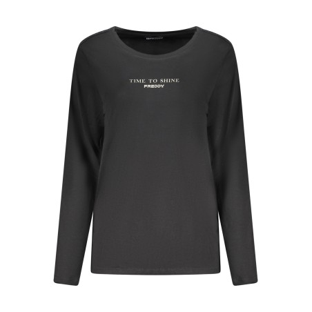 FREDDY T-SHIRT MANICHE LUNGHE DONNA NERO