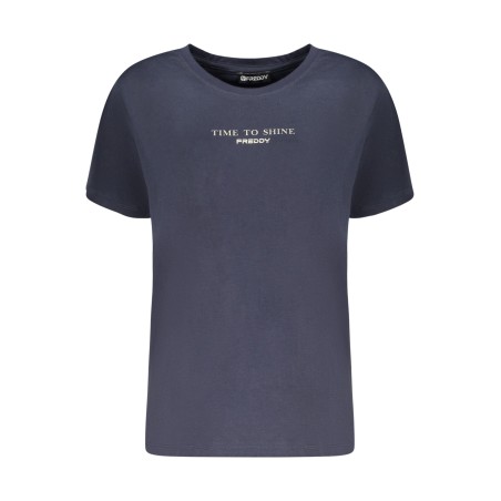 FREDDY T-SHIRT MANICHE CORTE DONNA BLU