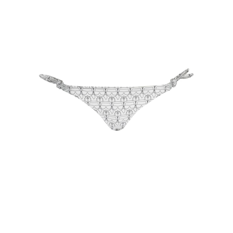 KARL LAGERFELD BEACHWEAR COSTUME PARTE SOTTO DONNA BIANCO