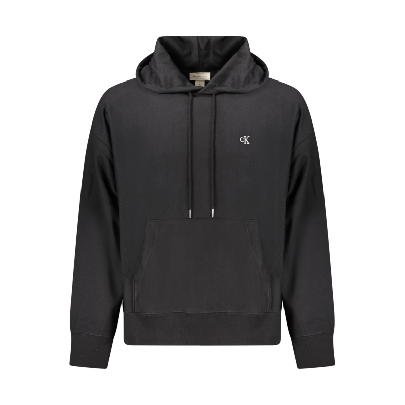 CALVIN KLEIN FELPA SENZA ZIP UOMO NERO