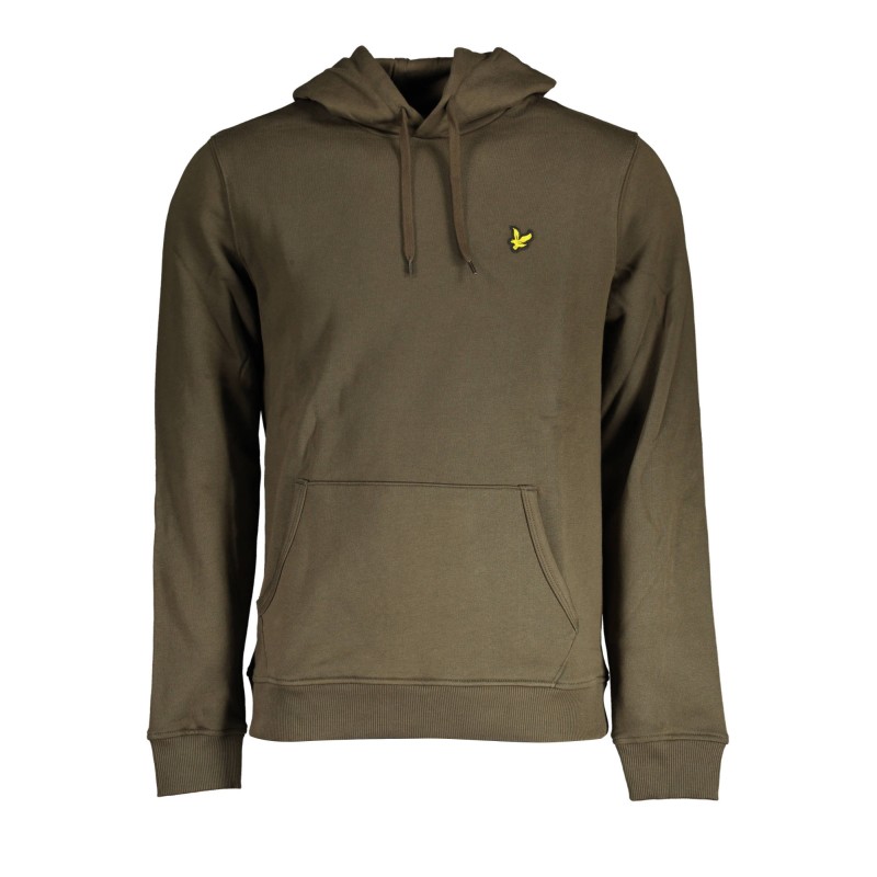 LYLE & SCOTT FELPA SENZA ZIP UOMO VERDE