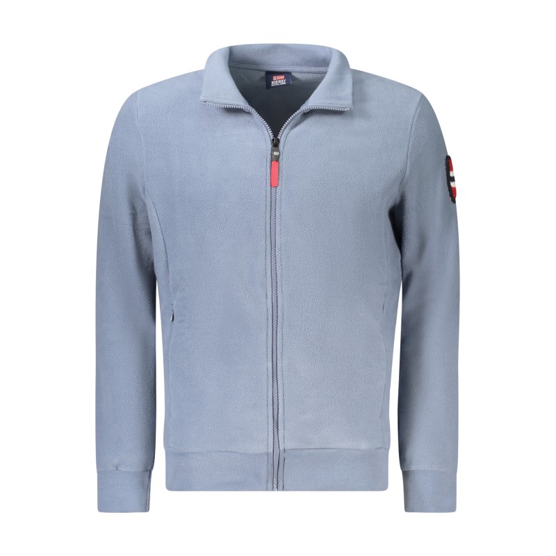 NORWAY 1963 FELPA CON ZIP UOMO BLU