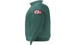 NORWAY 1963 FELPA CON ZIP UOMO VERDE