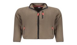 NORWAY 1963 FELPA CON ZIP UOMO MARRONE