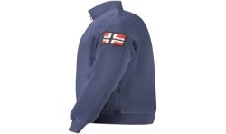 NORWAY 1963 FELPA CON ZIP UOMO BLU