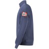 NORWAY 1963 FELPA CON ZIP UOMO BLU