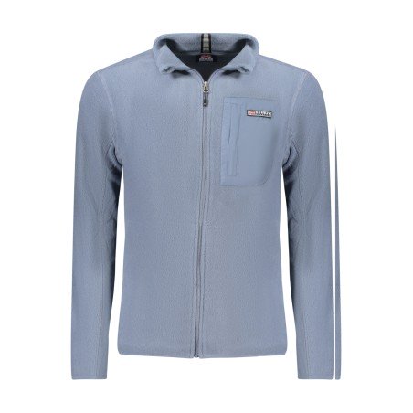 NORWAY 1963 FELPA CON ZIP UOMO BLU