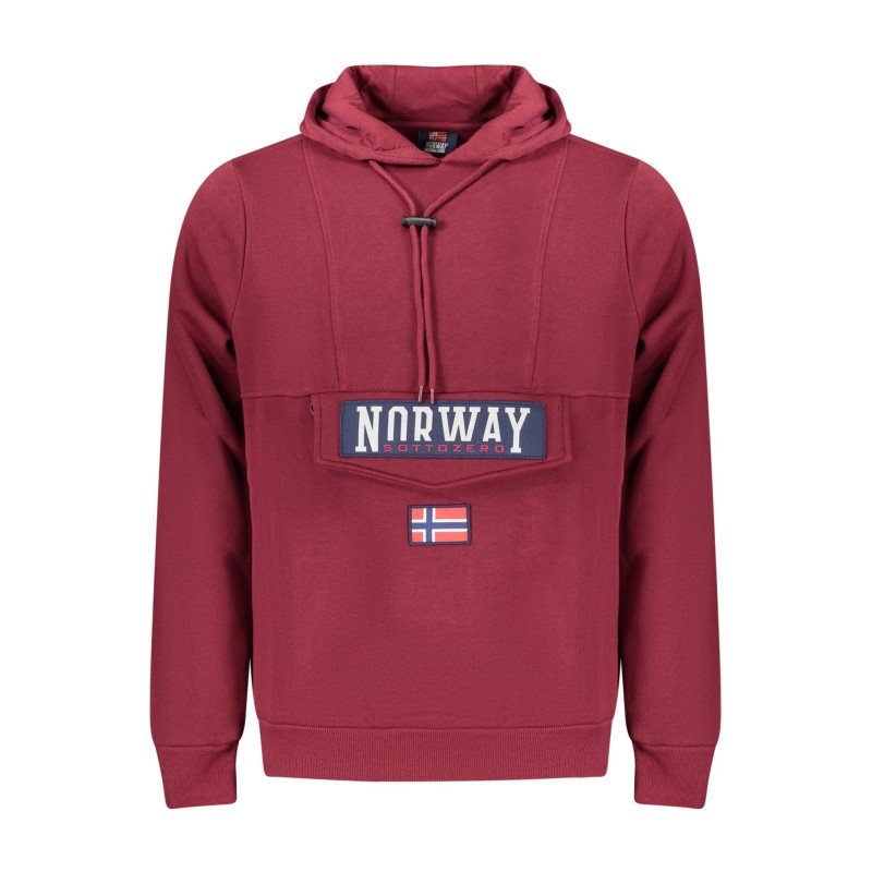 NORWAY 1963 FELPA SENZA ZIP UOMO VIOLA