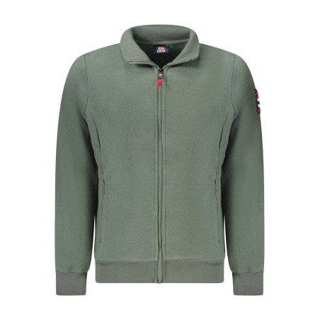 NORWAY 1963 FELPA CON ZIP UOMO VERDE